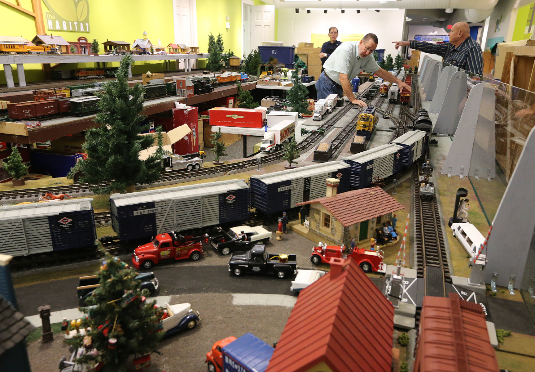 Mayborn train exhibit